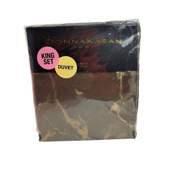 Donna Karan Home King Duvet Cover Sanctuary Mink - NEW