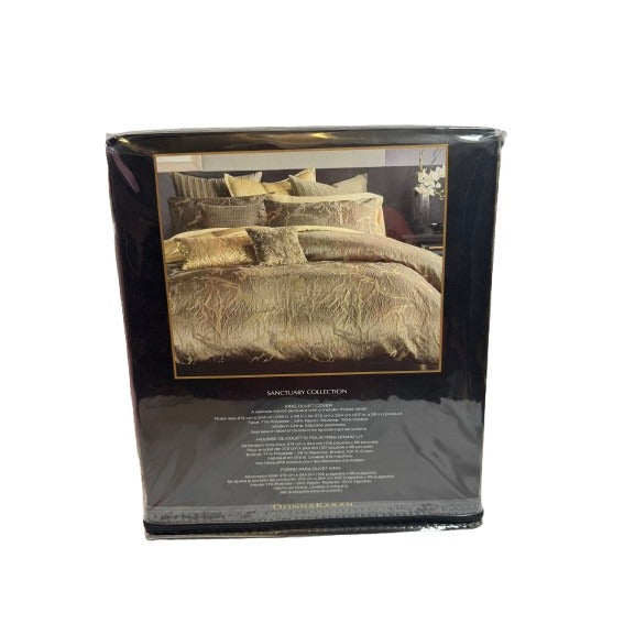 Donna Karan Home King Duvet Cover Sanctuary Mink - NEW