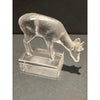 crystal deer figurine