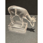 crystal deer figurine