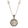 sterling silver statement necklace