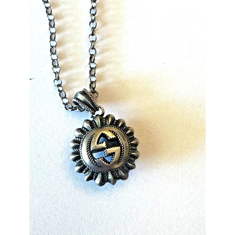sterling silver statement necklace