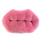 MacKenzie-Childs Pucker Up Lips Pillow - Brand New