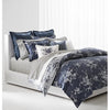 RALPH LAUREN Eva Botanical 3X Piece Navy King Duvet Cover + 2 Sham Set - NEW