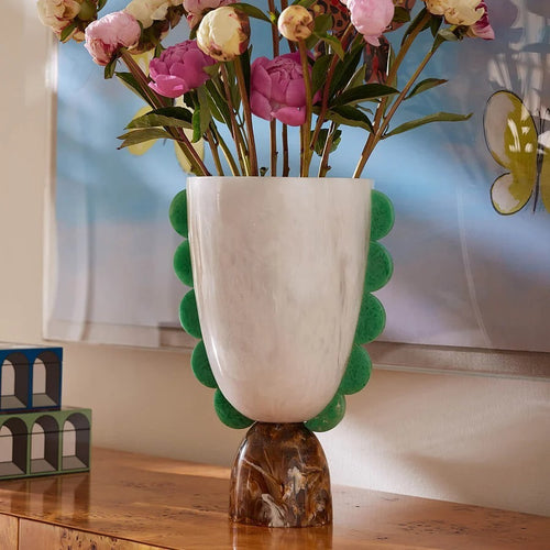 Jonathan Adler Como Scalloped Urn - NEW