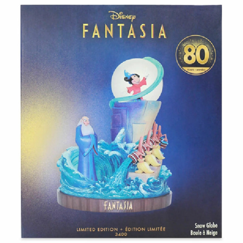 Disney Fantasia 80th Anniversary Figure with Snowglobe LE Mickey Mouse NIB