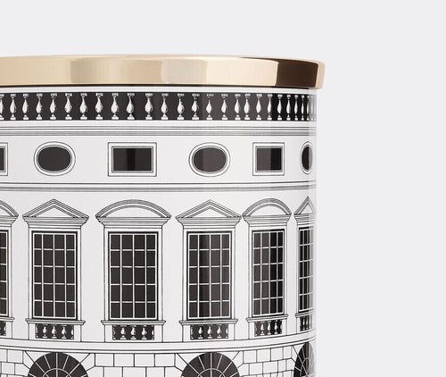 FORNASETTI Architettura Black & White Waste Paper Basket - NEW