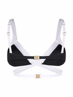 black and white bikini