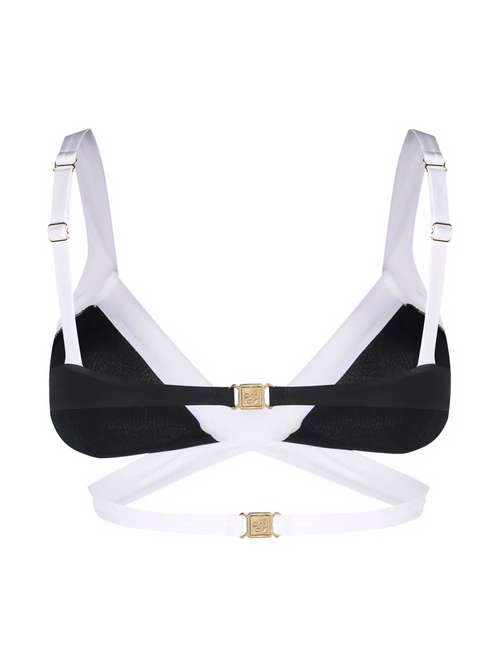 black and white bikini