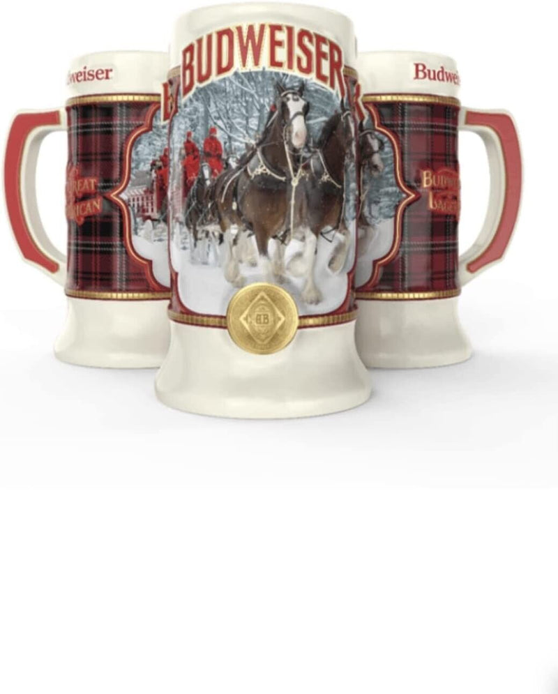 christmas beer stein