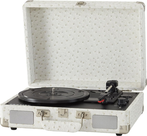 Crosley CR8005F-WO Cruiser Plus Vintage 3-Speed Bluetooth in/Out Suitcase Vinyl