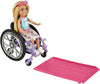 Barbie Chelsea Doll & Wheelchair Moving Wheels, Ramp Sticker Sheet & Access NIB