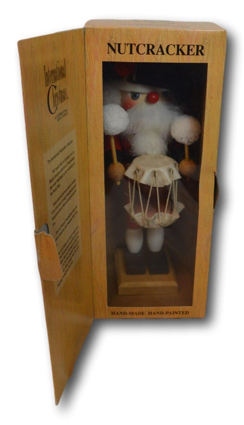 Vintage Hand-Made Hand Painted Nutcracker Drummer Figurine Manfred Marcher-NIB