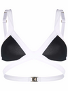 black and white bikini