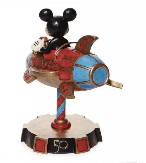 2022 Disney Parks 50th Anniversary Jim Shore Mickey Astro Orbiter Figurine NIB