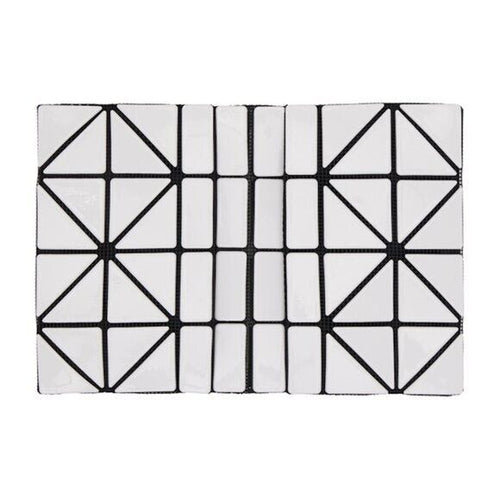 Bao Bao Issey Miyake White Bifold Card Holder - NEW