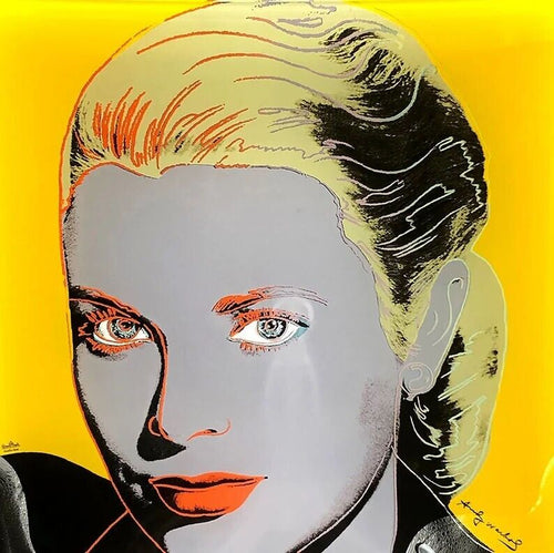 Grace Kelly by Andy Warhol Rosenthal Studio-Line Celebrity Series Glass Platter