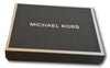 MICHAEL KORS BLACK LEATHER SLIM BI FOLD MENS WALLET - NIB