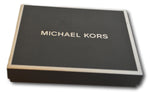 MICHAEL KORS BLACK LEATHER SLIM BI FOLD MENS WALLET - NIB