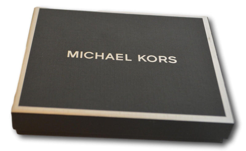 MICHAEL KORS BLACK LEATHER SLIM BI FOLD MENS WALLET - NIB