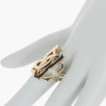 Roberto Cavalli Monogram Metal Ring Size: 14 - NEW