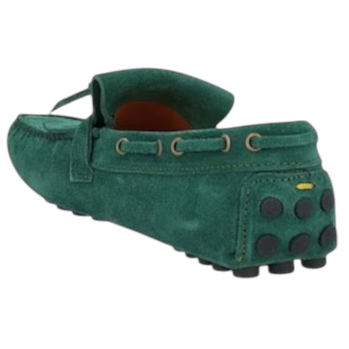 Doucal’s Men’s Green Suede Loafer Slip-On Shoes Size 12 NIB Made in Italy