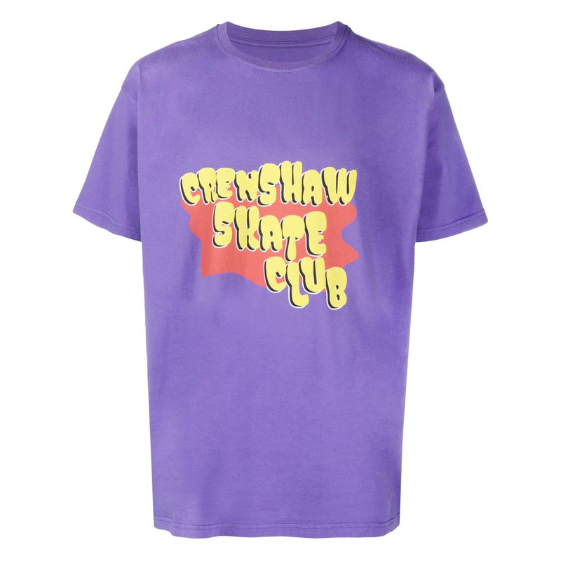 CRENSHAW SKATE CLUB x Browns Stack Purple T-shirt Size: M - NWT