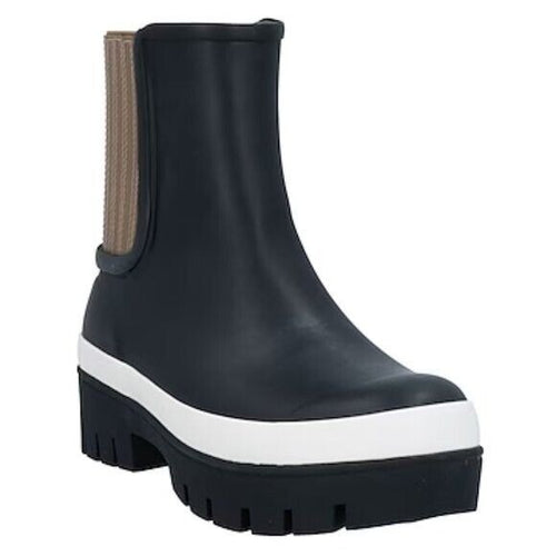 Tory Burch Womens Hurricane Black Rainboots Size : 9  Medium (B, M)