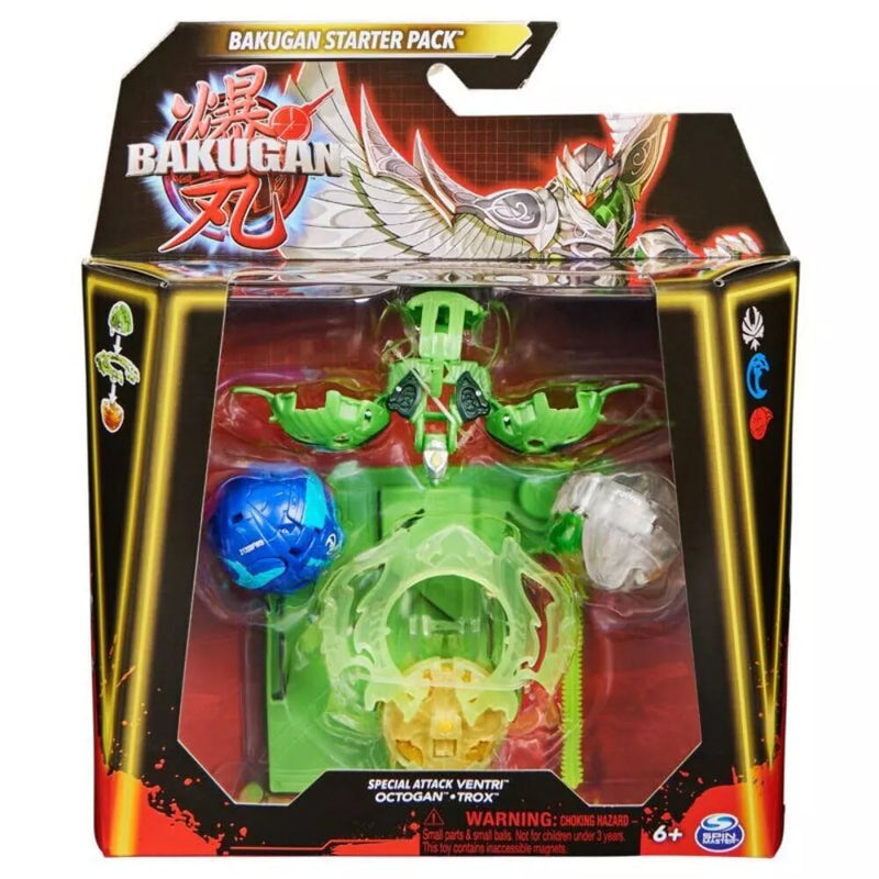 Bakugan - Special Attack Ventri w/Octogan & Trox Brand: Spin Master - NIB