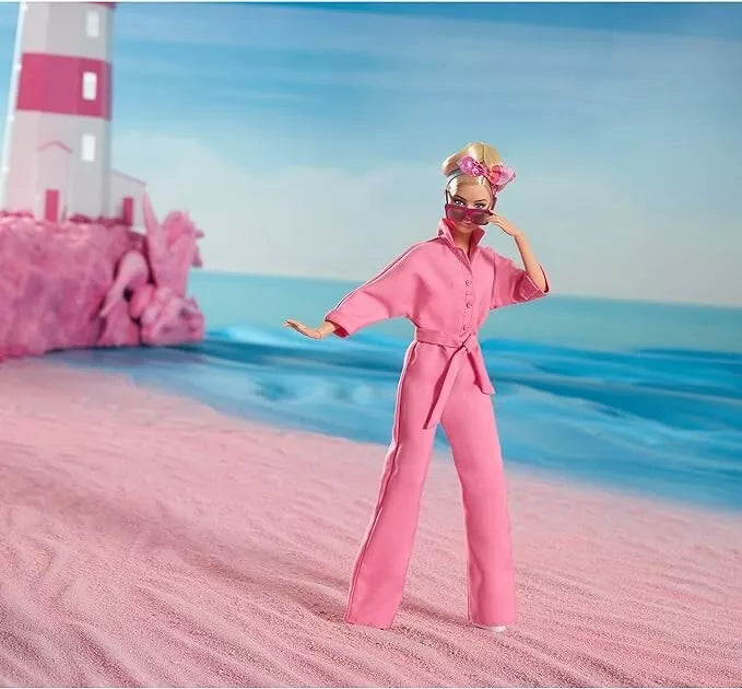 Barbie Doll in Pink Power Jumpsuit The Movie