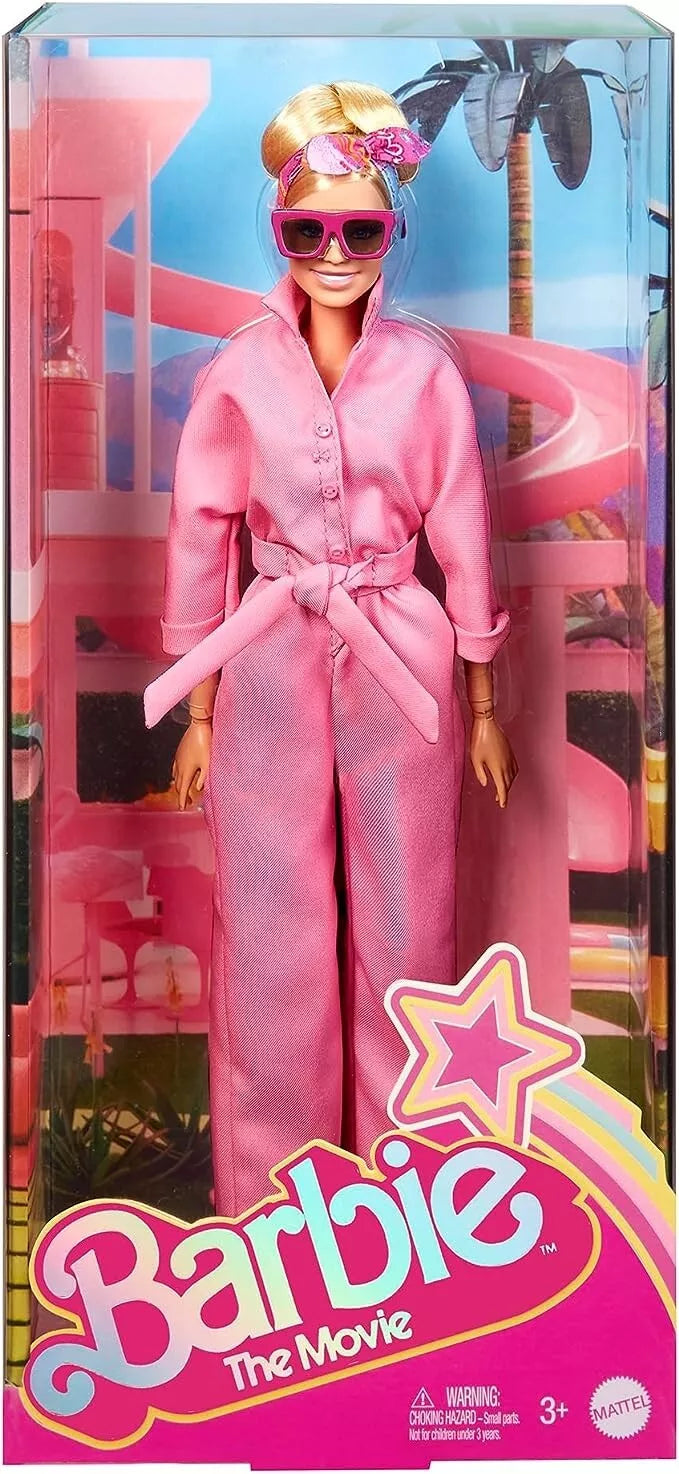 Barbie Doll in Pink Power Jumpsuit The Movie