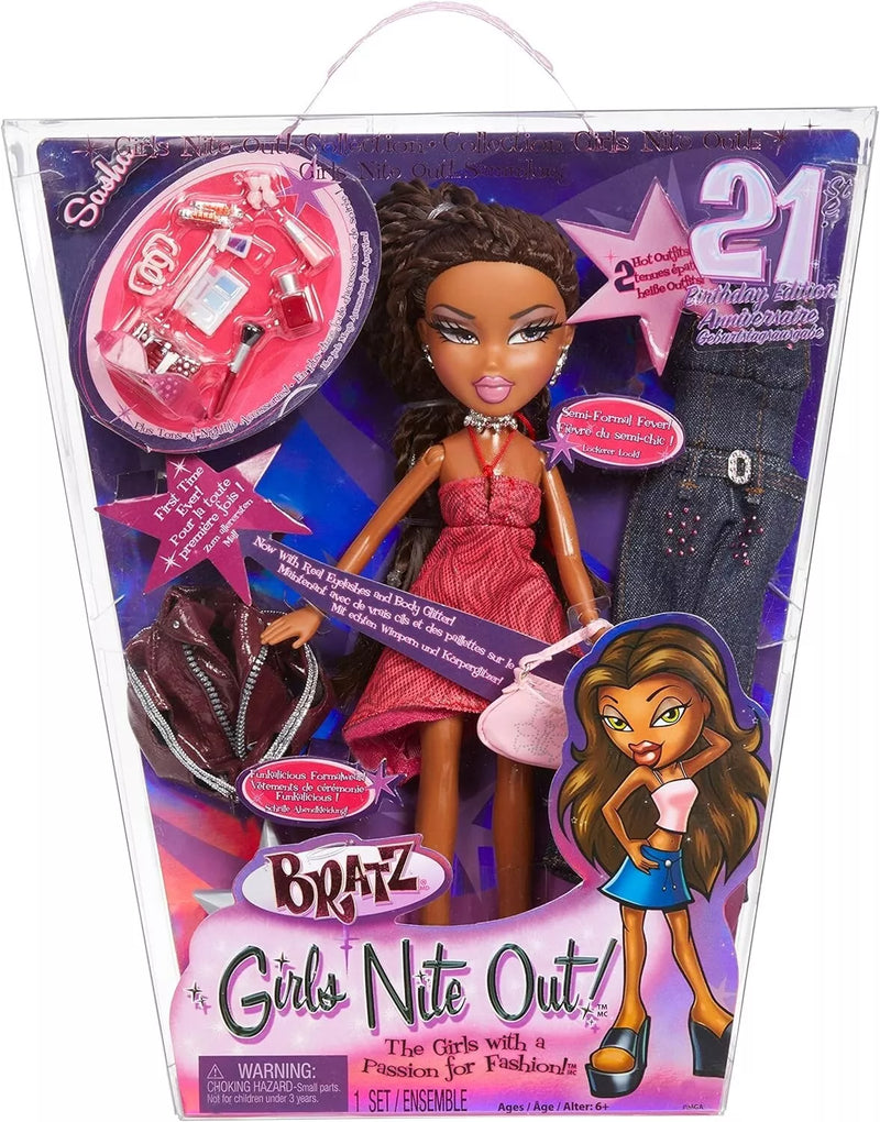 Bratz Girls Nite Out Collection 21st Birthday Edition Fashion Doll -Sasha NIB