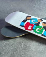 CRENSHAW SKATE CLUB x Browns Building Blocks skate deck