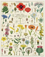 Cavallini Papers & Co. Wildflowers 1,000 Piece Puzzle, Multi - NIB