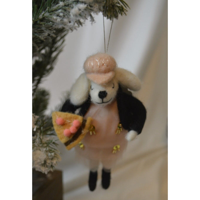 Anthropologie Travel Poodle Christmas Ornament - New York - NWT