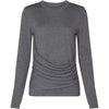 Derek Lam Collective Grey Drape Front Sweater Size: XL