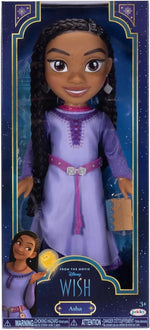 Disney's Wish Asha Doll, 14” Tall Doll with Royal Reflection Eyes & Hair NIB