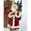 KATHERINE'S COLLECTION Yuletide Santa In Scene Figurine - NEW