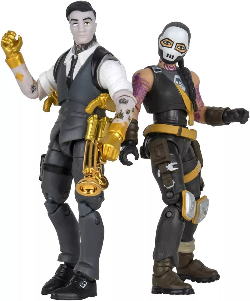 Fortnite The Vault Midas & Jules (Shadow) Deluxe Diorama 4" Action Figures