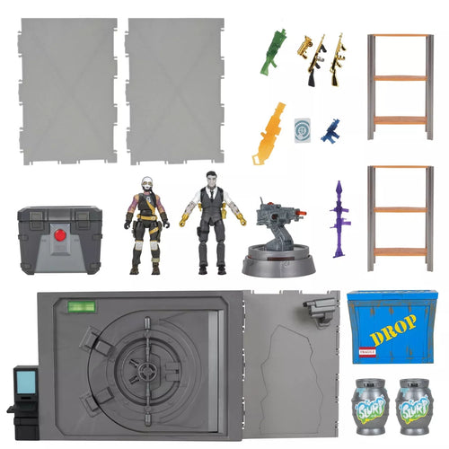 Fortnite The Vault Midas & Jules (Shadow) Deluxe Diorama 4" Action Figures