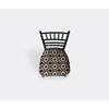 Gucci Chiavari Chair Black & Beige w Gucci Logo - NEW