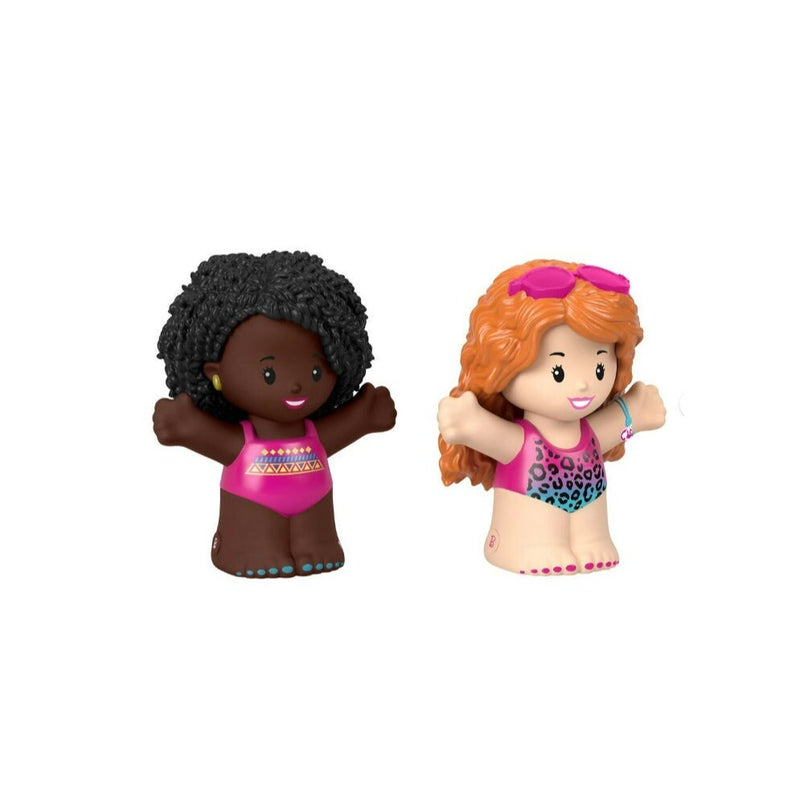 Fisher-Price Little People Barbie Swimming Figure Set X 2 Characters - NIB