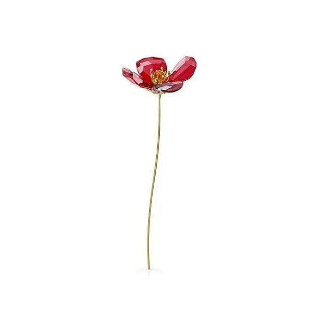 Rare Swarovski Crystal GARDEN TALES Red Poppy Figurine #5646018 NIB