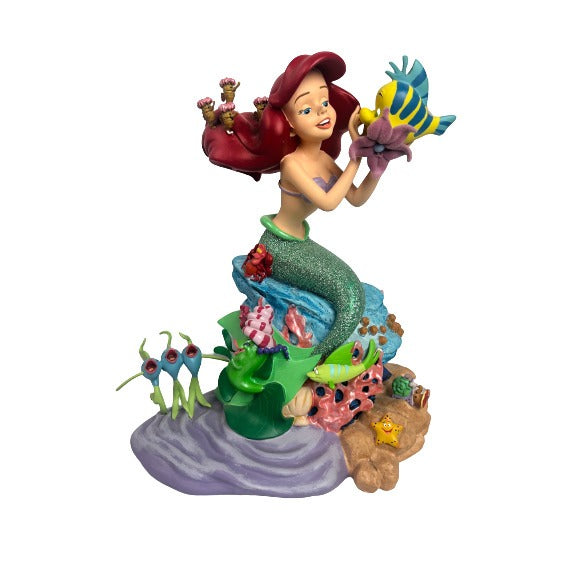 Rare Disney Parks Costa Alavezos Ariel Little Mermaid & Friends Med Big Figurine