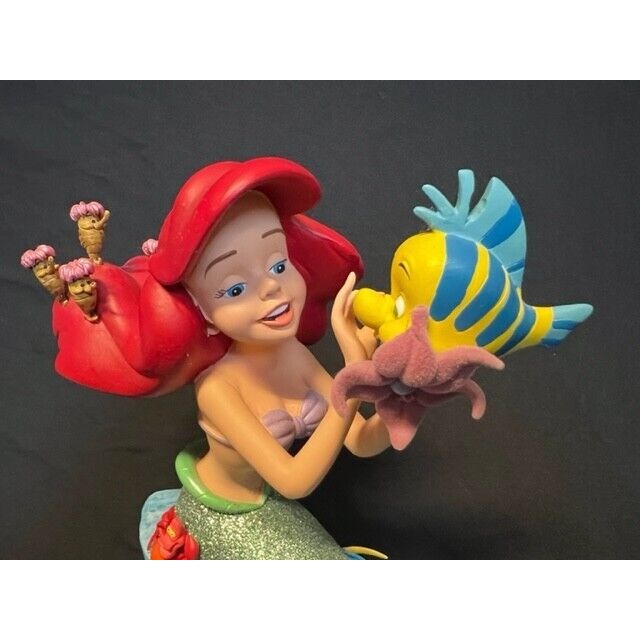 Rare Disney Parks Costa Alavezos Ariel Little Mermaid & Friends Med Big Figurine