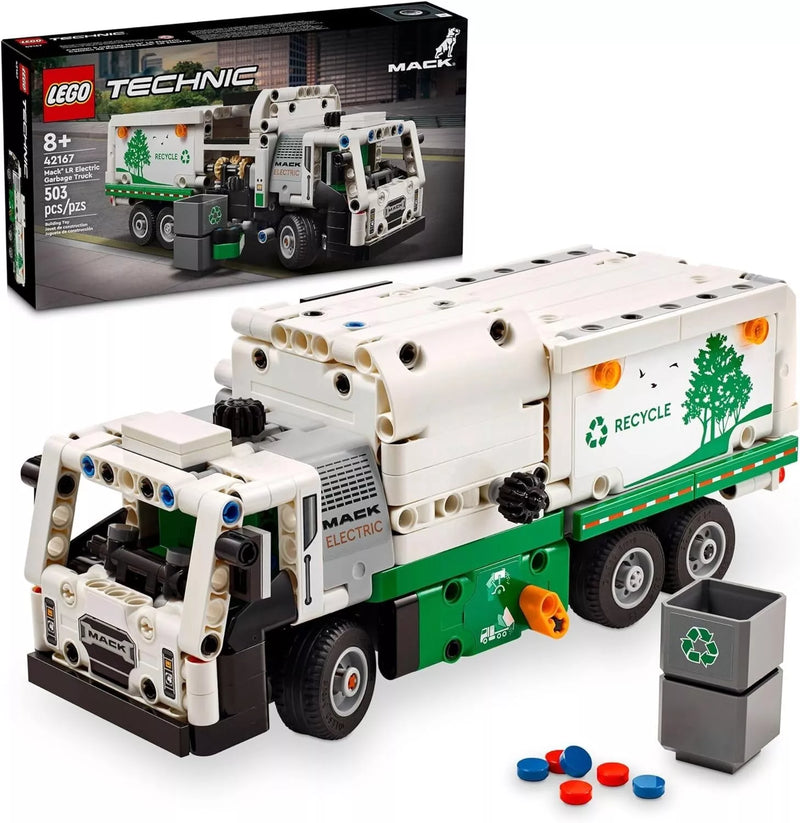 LEGO SEALED NEW #42167 TECHNIC MACK LR ELECTRIC GARBAGE TRUCK NIB