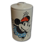 Vintage Disney Minnie Mouse Ceramic Jar With Lid