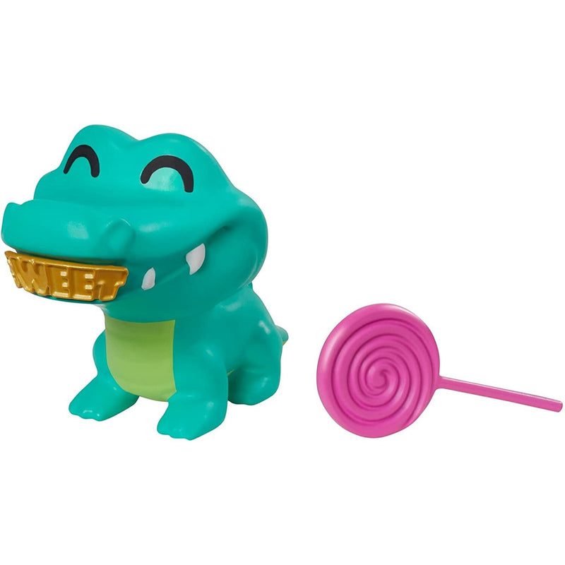 Barbie Extra Doll #9 in Blue Ruffled Jacket Pet Crocodile Bling Hair Clips NIB