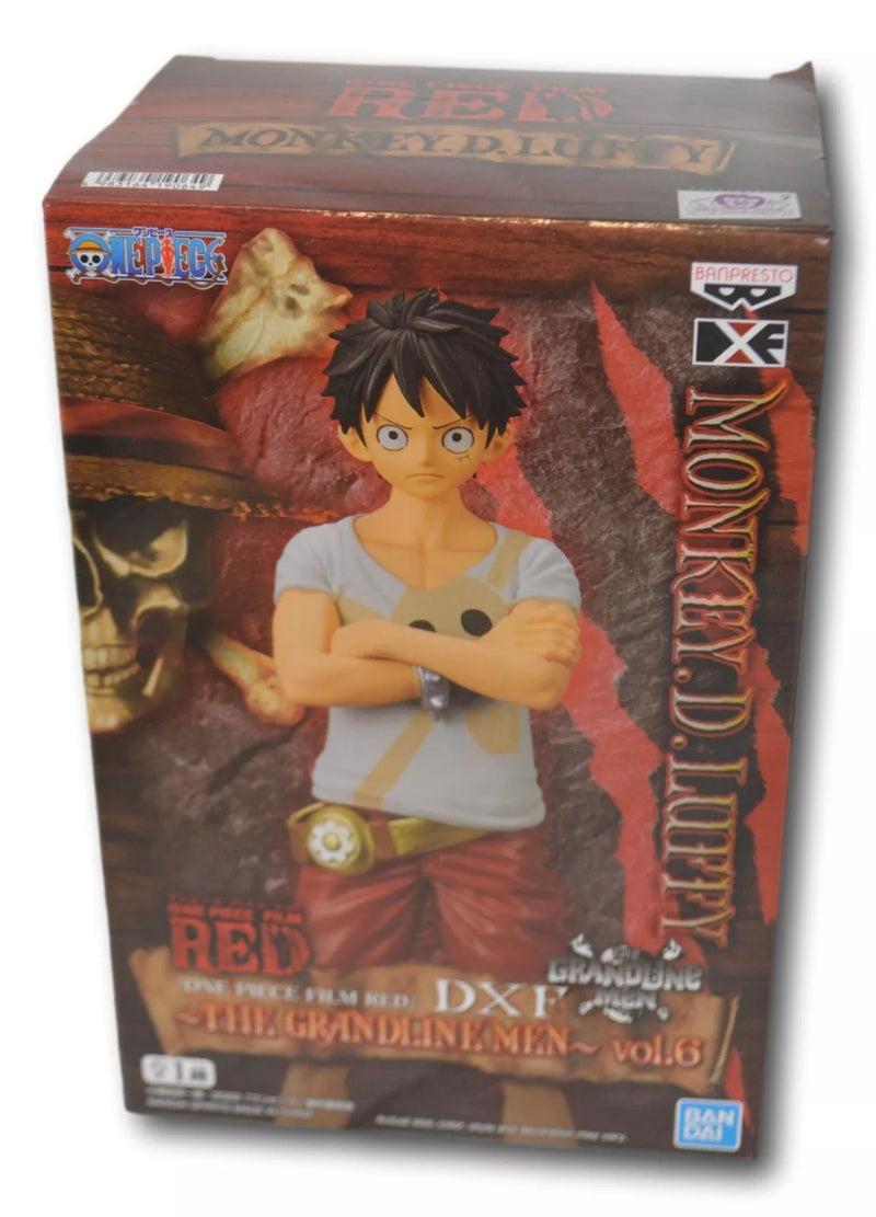 One Piece FILM RED Monkey D. Luffy Figure DXF THE GRANDLINE MEN vol.6 Banpresto