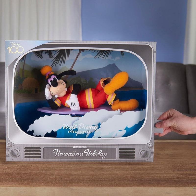 Disney100 Years of Wonder Walt Disney Presents Hawaiian Holiday Goofy Plush NIB